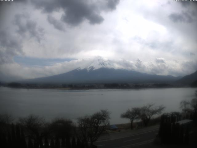 河口湖からの富士山