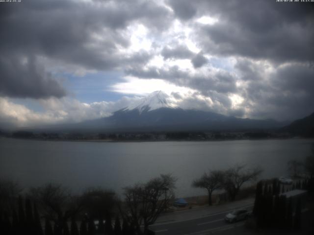 河口湖からの富士山