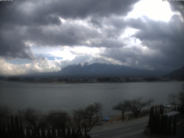 河口湖からの富士山