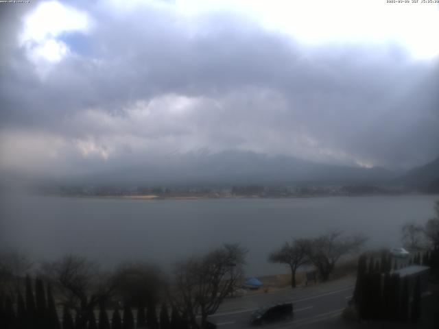 河口湖からの富士山