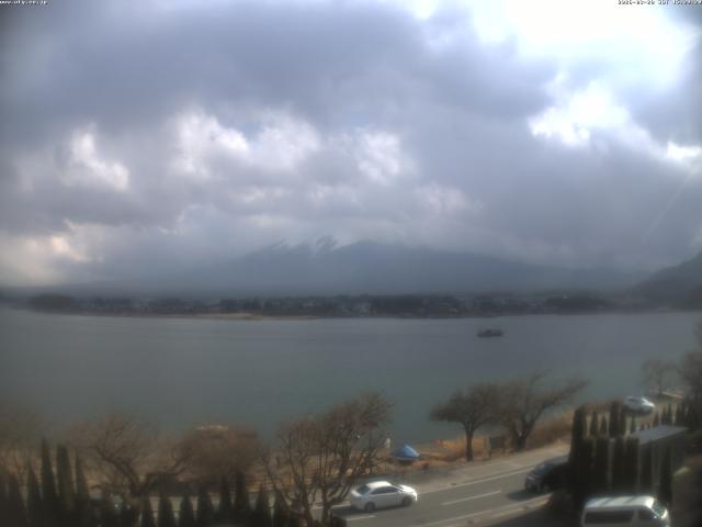 河口湖からの富士山