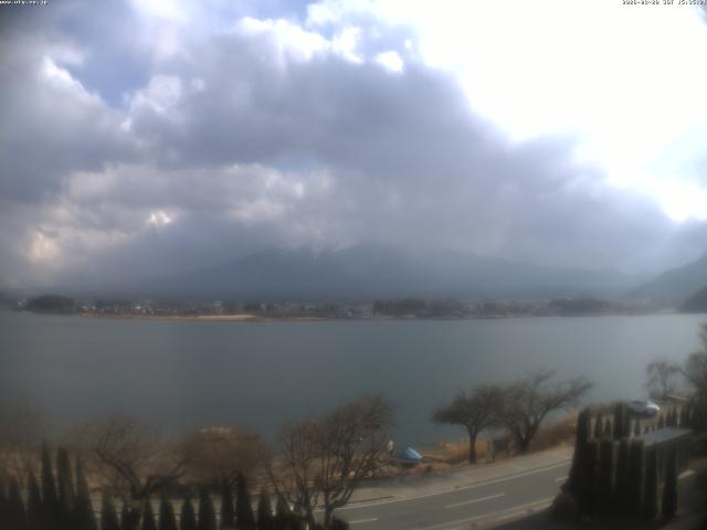 河口湖からの富士山