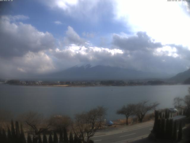 河口湖からの富士山