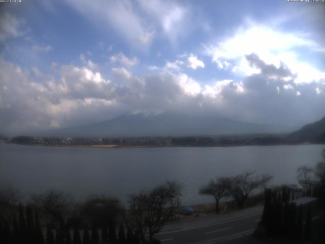 河口湖からの富士山