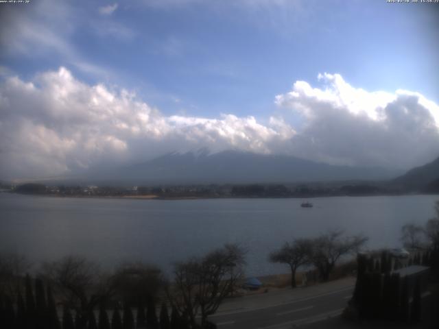 河口湖からの富士山