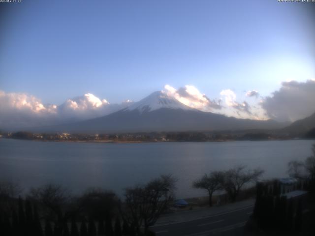 河口湖からの富士山