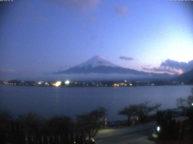 河口湖からの富士山