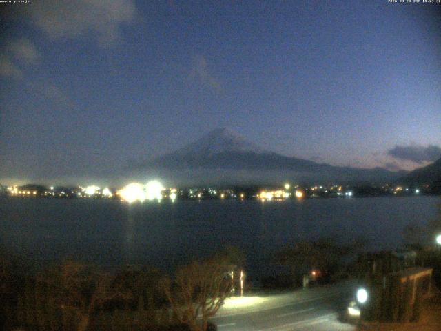 河口湖からの富士山