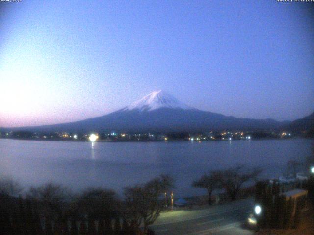 河口湖からの富士山