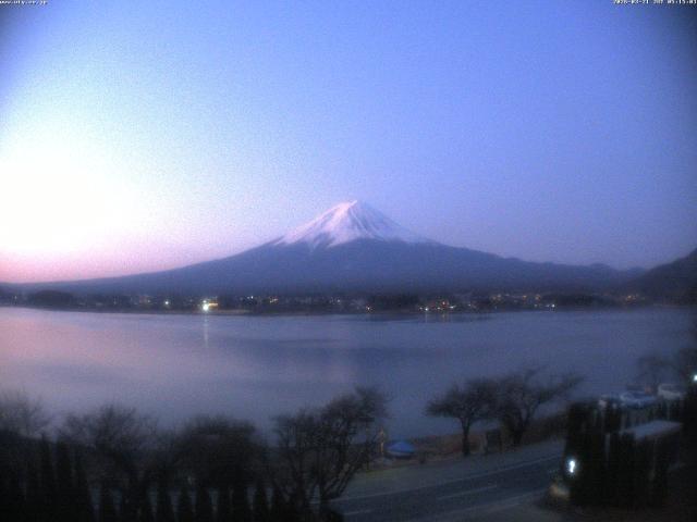 河口湖からの富士山