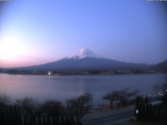 河口湖からの富士山