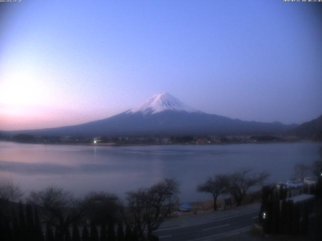 河口湖からの富士山