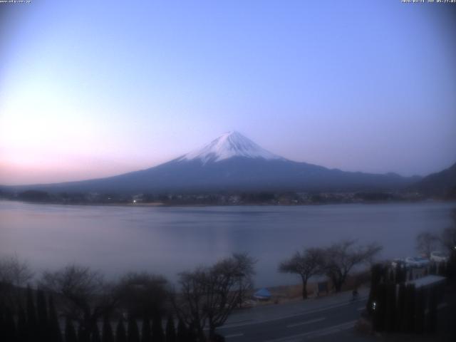 河口湖からの富士山