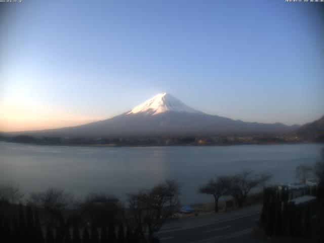 河口湖からの富士山