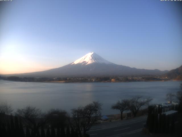 河口湖からの富士山
