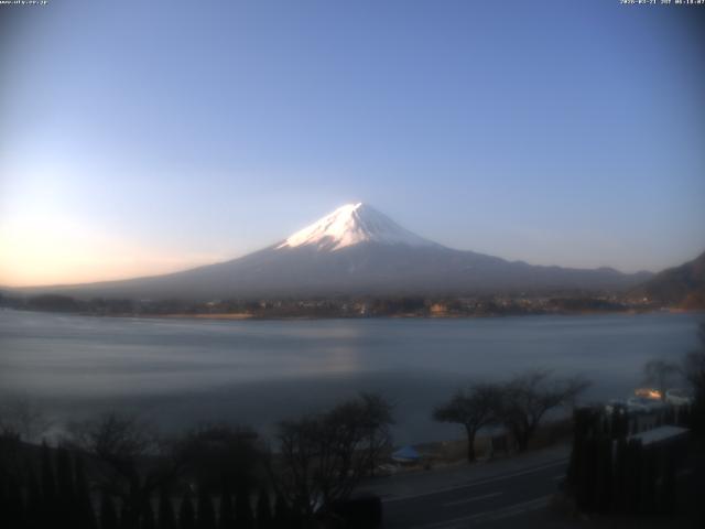 河口湖からの富士山