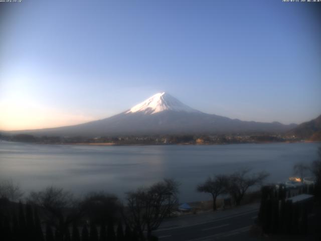 河口湖からの富士山