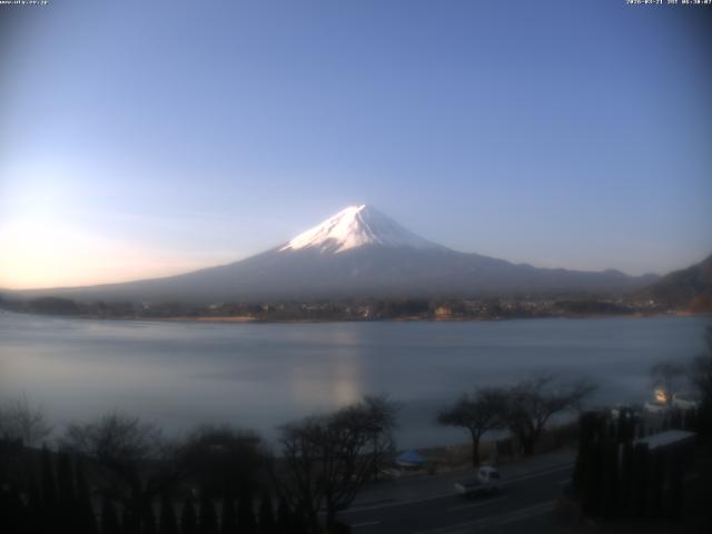 河口湖からの富士山