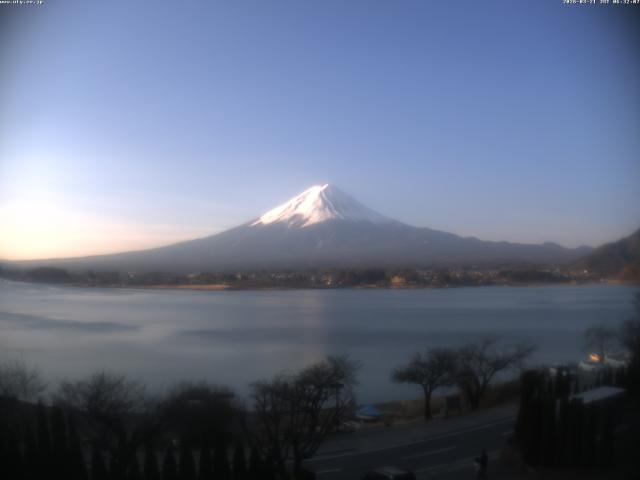 河口湖からの富士山