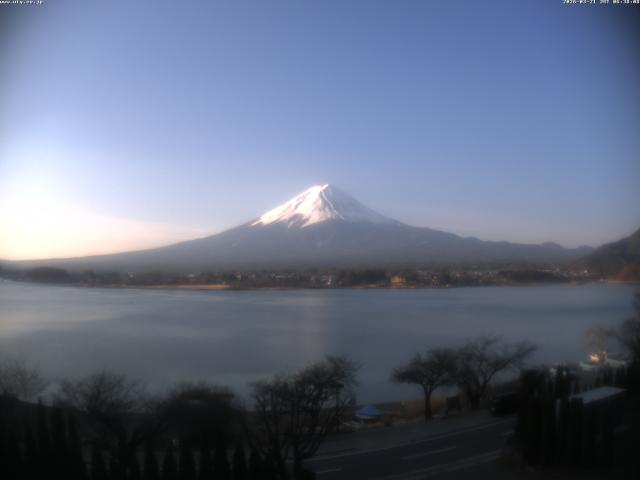 河口湖からの富士山
