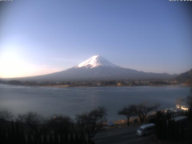 河口湖からの富士山