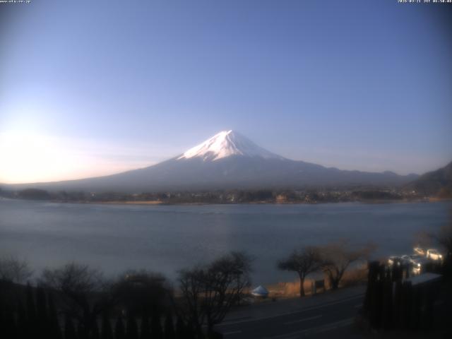 河口湖からの富士山