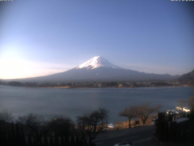 河口湖からの富士山