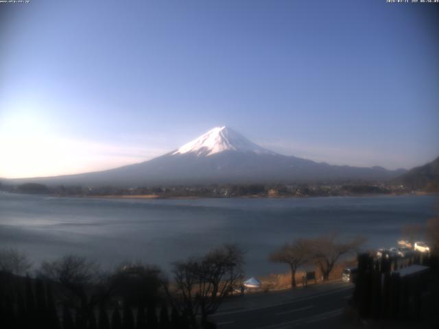 河口湖からの富士山