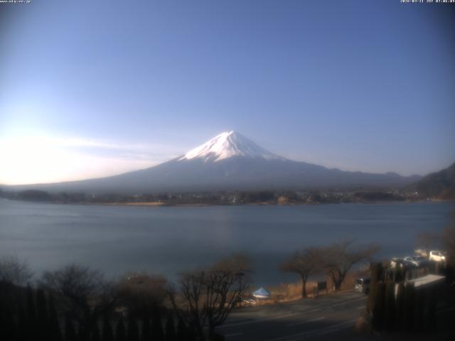 河口湖からの富士山