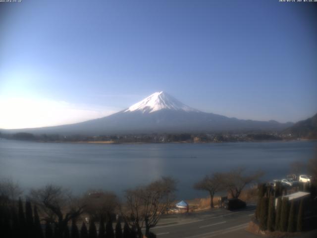 河口湖からの富士山