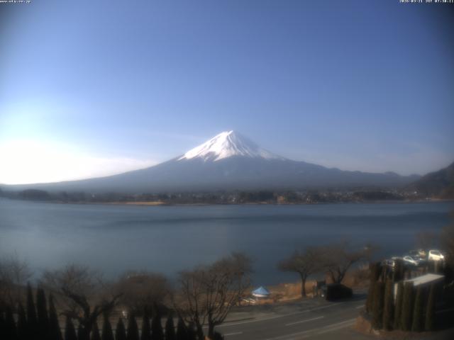 河口湖からの富士山