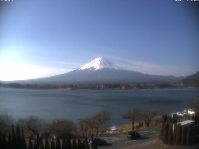 河口湖からの富士山