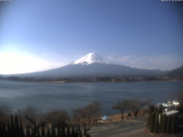 河口湖からの富士山
