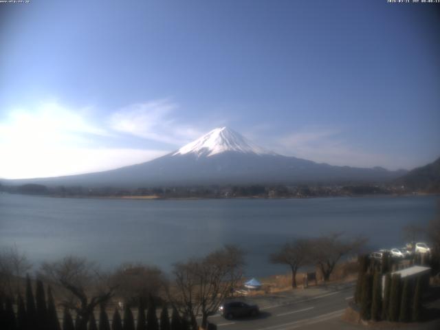 河口湖からの富士山
