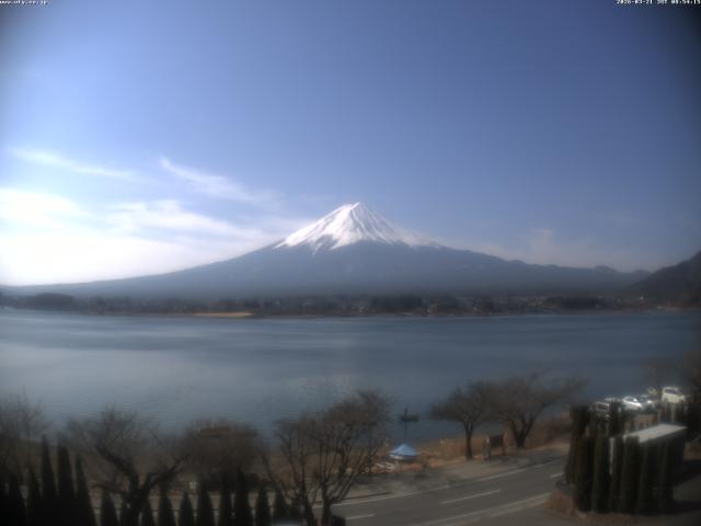 河口湖からの富士山