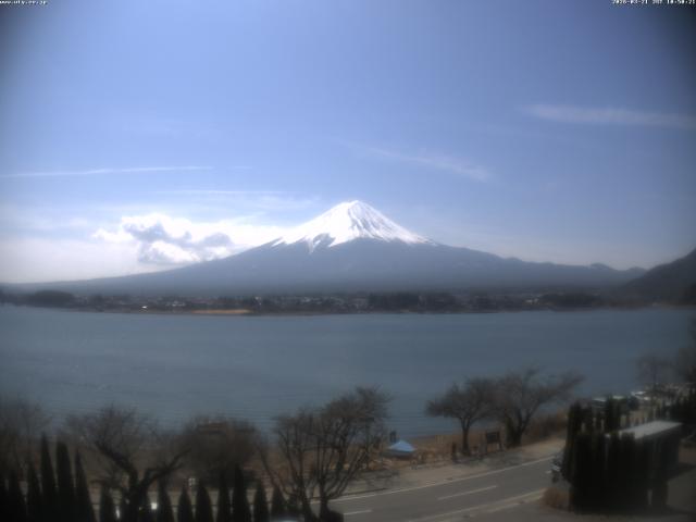 河口湖からの富士山