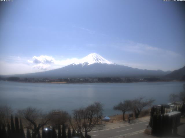河口湖からの富士山