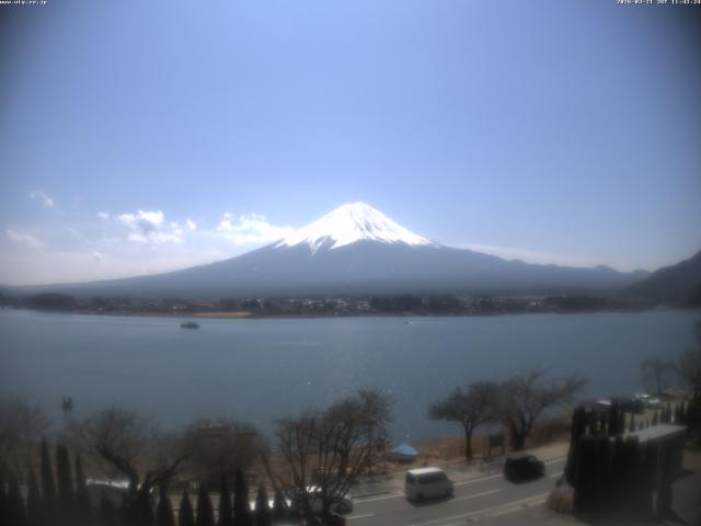 河口湖からの富士山