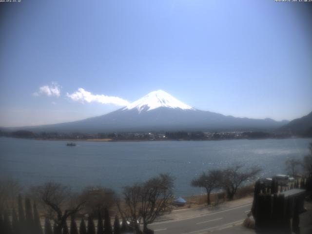 河口湖からの富士山