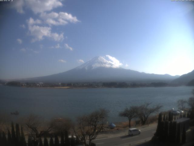 河口湖からの富士山