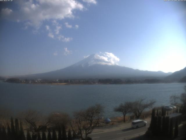河口湖からの富士山