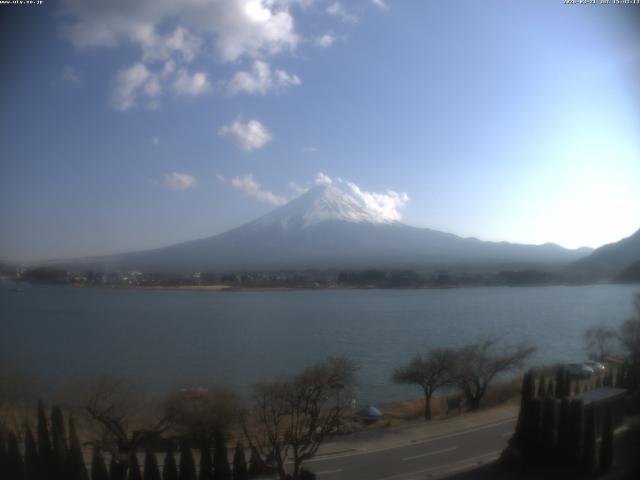 河口湖からの富士山