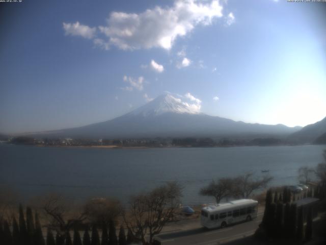 河口湖からの富士山