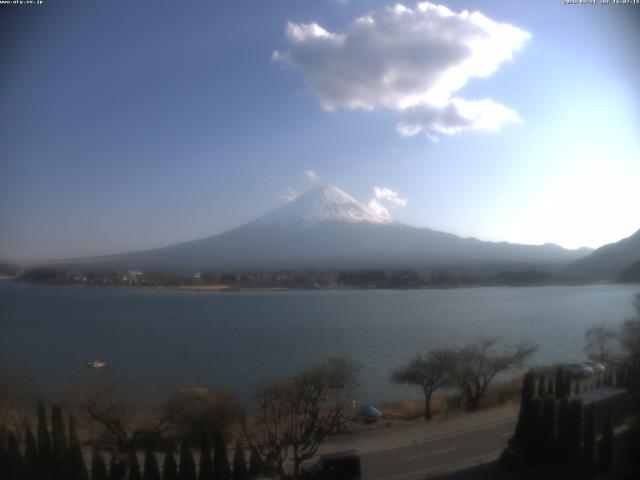 河口湖からの富士山