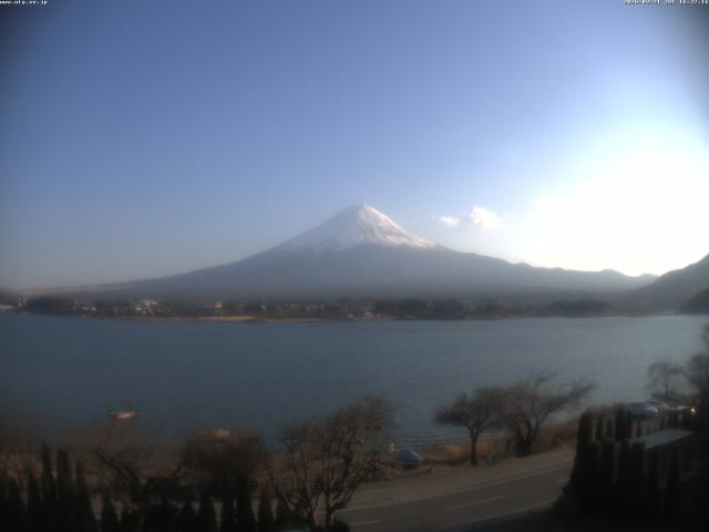 河口湖からの富士山