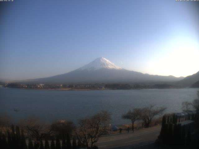 河口湖からの富士山