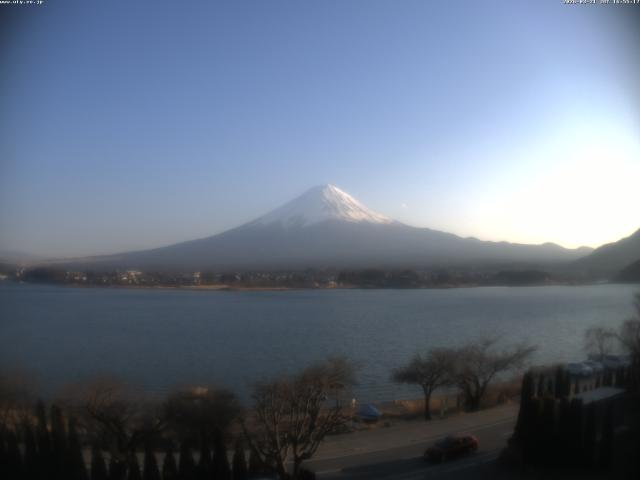 河口湖からの富士山
