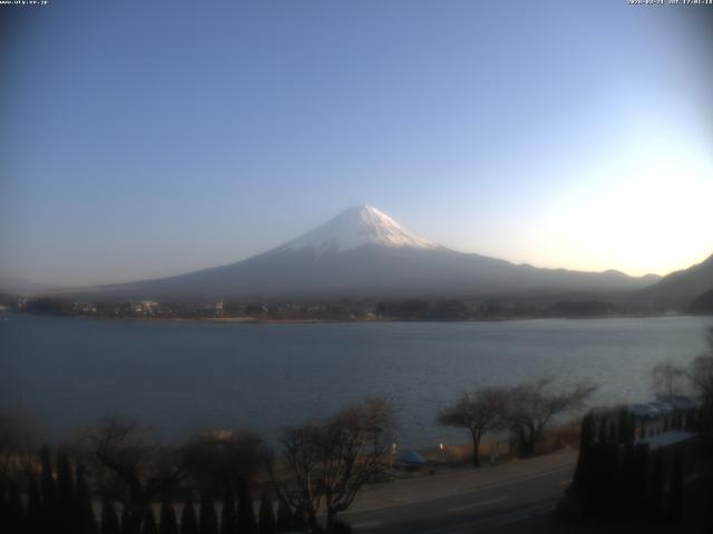 河口湖からの富士山