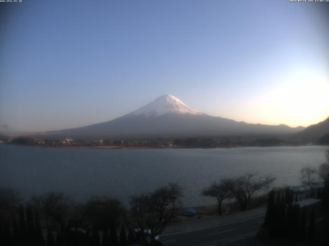 河口湖からの富士山