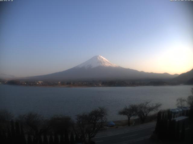 河口湖からの富士山